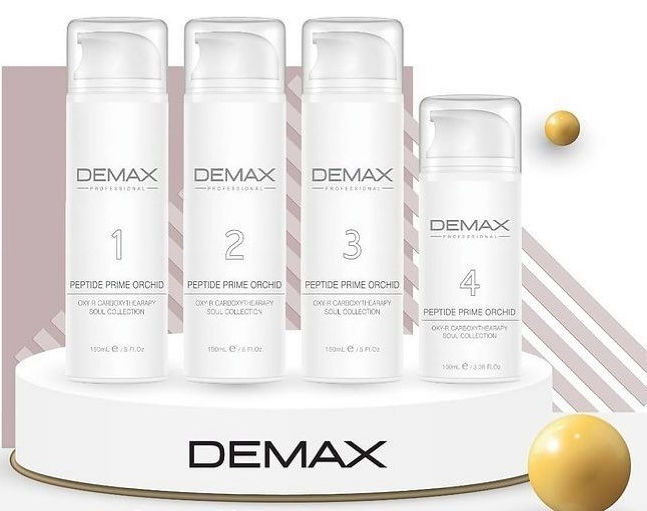 Demax PEPTIDE PRIME ORCHID SOUL COLLECTION  Еритродермальна пептидна карбоксітерапія, 4 крока (бокс)