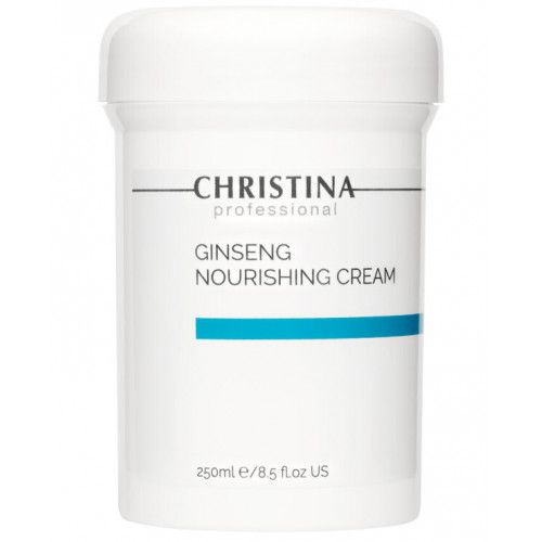 Christina Ginseng Nourishing Cream, Поживний крем з екстрактом женьшеню для нормальної та сухої шкіри, 250мл