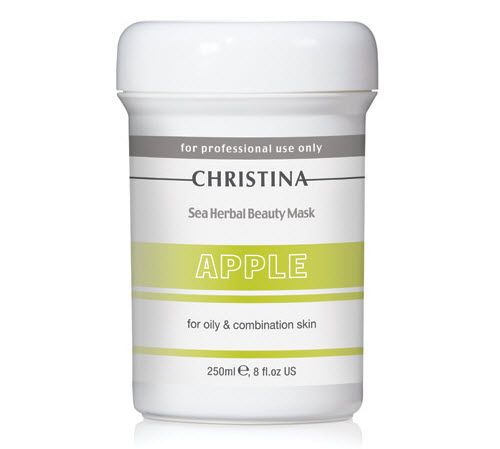 Christina Sea Herbal Beauty Mask Green Apple, Яблучна маска краси для жирної та комбінованої шкіри, 250мл