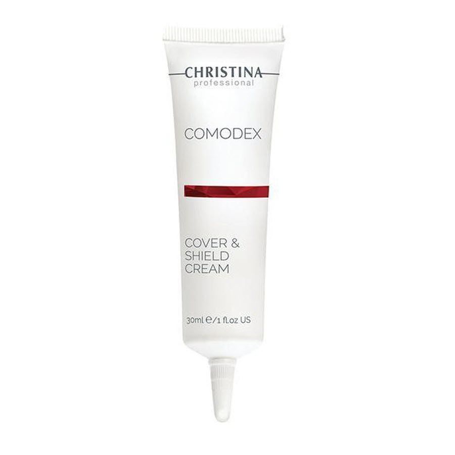 подвійна акція ЗНИЖКА + подарунок Christina Comodex Cover & Shield Cream SPF-20, Крем з тонуючим ефектом та СПФ 20