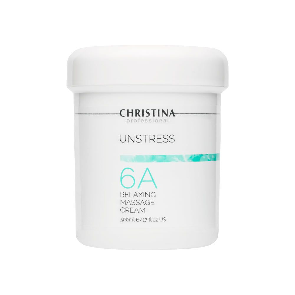 Christina Unstress Relaxing Massage Cream, Розслаблюючий масажний крем крок 6a, 500мл