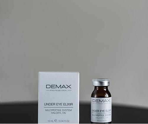 Under eye elixir multipeptide system haloxyl 5% - Мультипептидна сироватка-еліксир для періорбітальної зони, 10 мл, Demax