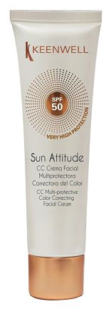Keenwell CC Multi-Protective Color Correcting Facial Cream SPF50 СС Мультизахисний коригуючий крем з тональним ефектом SPF50