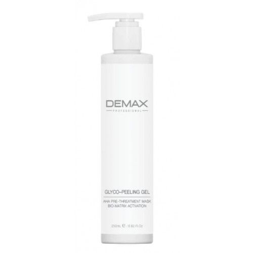 Glyco-peeling gel AHA pre-threatment mask bio-matrix activation - Гель-пілінг з АНА, флакон з дозатором, 250 мл, Demax