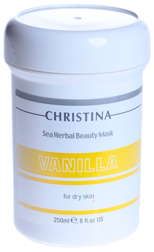 Christina Sea Herbal Beauty Mask Vanilla, Ванільна маска краси для сухої шкіри, 250 мл