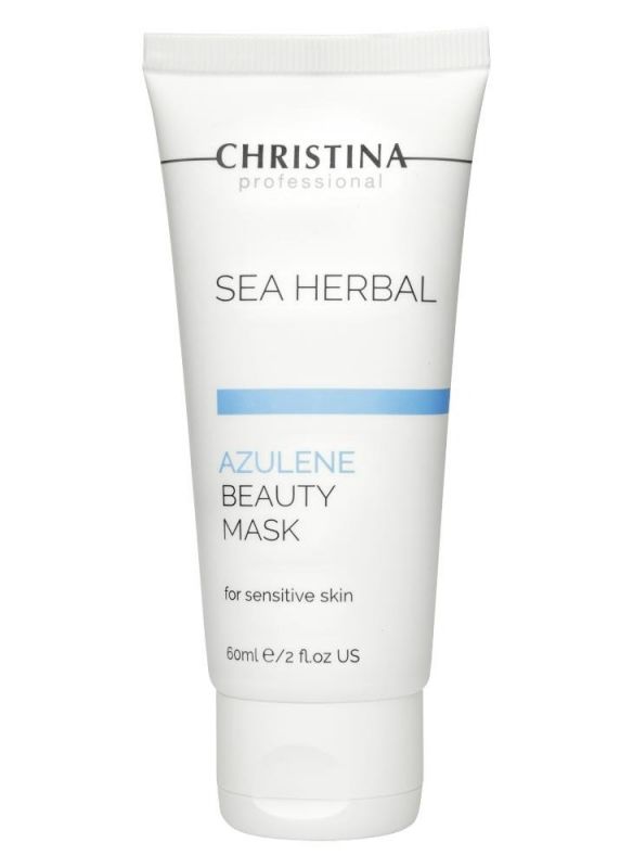Christina Sea Herbal Beauty Mask Azulene,Азуленова маска краси для чутливої шкіри