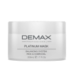 PLATINUM MASK Balancing system  rice&charcoal  Детоксикувальна рисова маска  "PLATINUM" , 200 мл, Demax