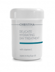 Christina Delicate Hydrating Day Treatment + Vitamin E, Делікатний зволожуючий крем з вітаміном Е для нормальної та сухої шкіри, 250мл