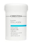 Christina Elastin Collagen Azulene Moisture Cream with Vit. A, E & HA , Зволожуючий крем для нормальної шкіри СПФ15, 250мл